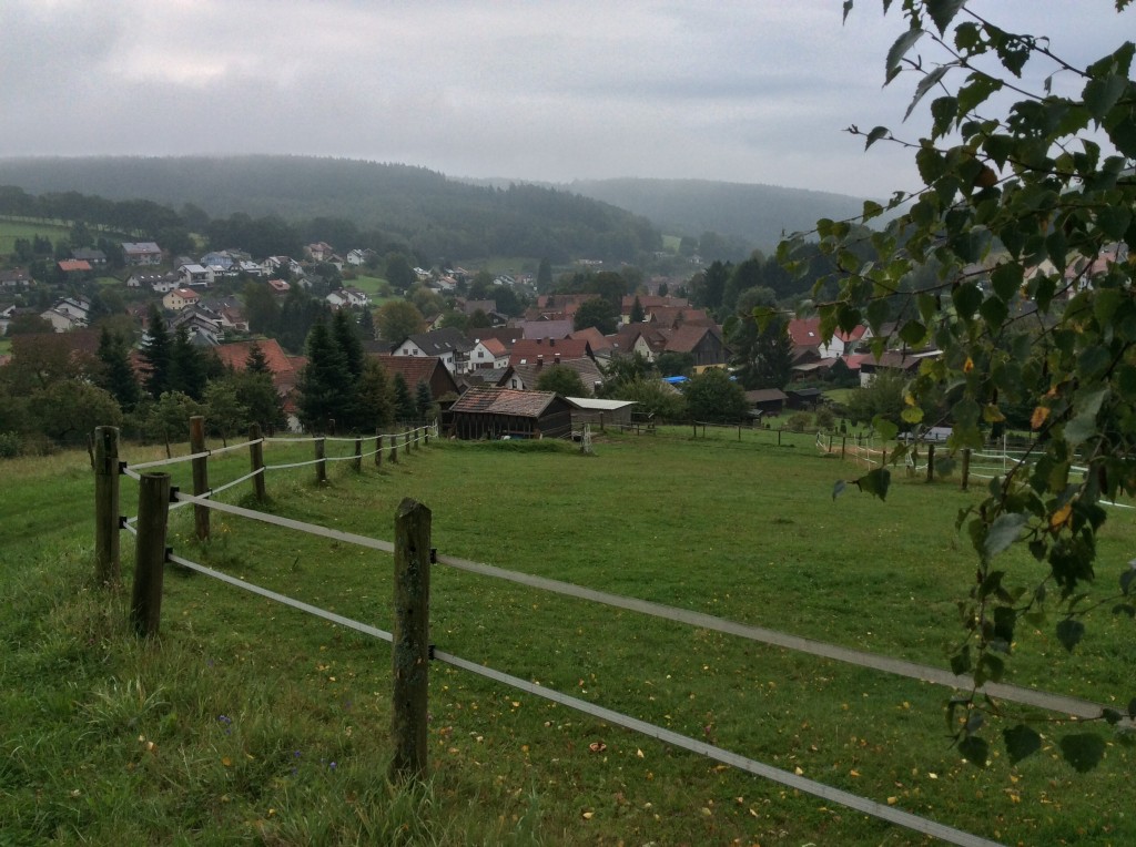 Blick vom Eselsweg auf Flörsbach